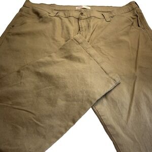 Levi's Signature‎ Work Wear Carpenter Pants Khaki Canvas Men's Size W44 L30 mint